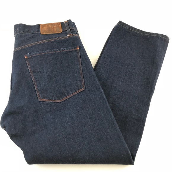 Hiroshi Kato Jeans Hiroshi Kato Jeans Slim Cotton Blue Altered Hem 34